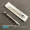 Disposable Emptey Vaccine Syringe For COVID 1ml